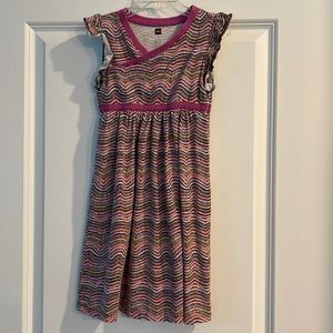 TEA Collection Ruffle Print Wrap Style